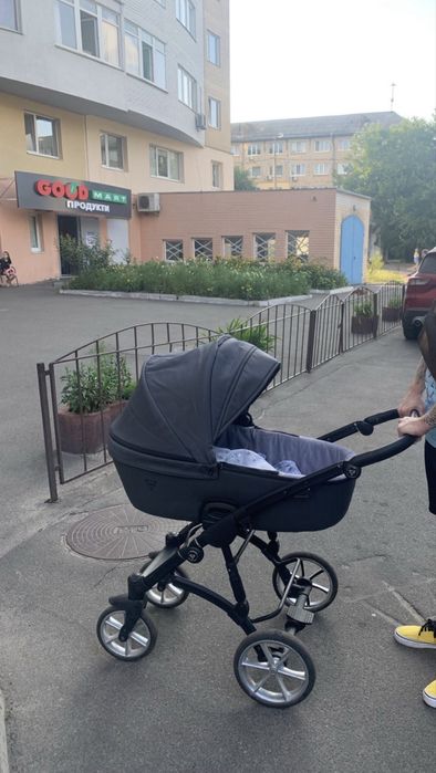 Коляска 2 в 1 Junama Termo Tex( люлька/реверсивний прогулянковий блок)