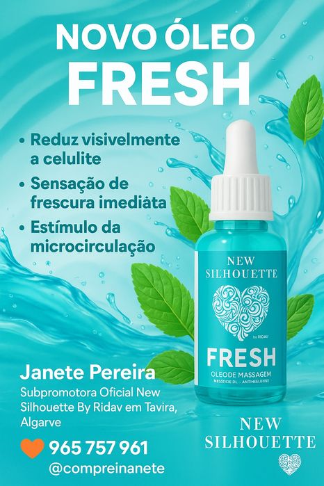 New Silhouette Fresh Óleo de Massagem