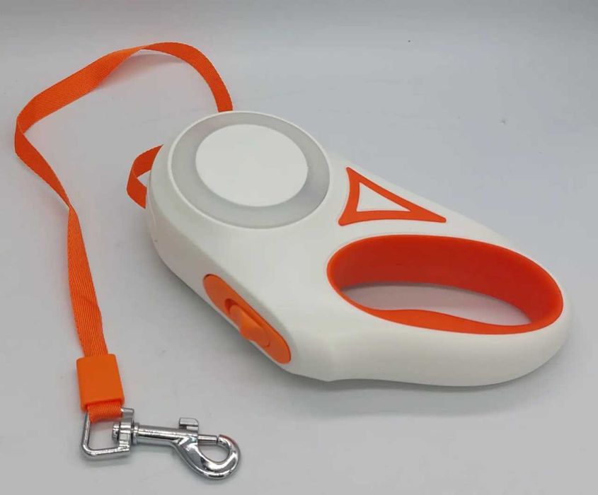 Поводок для собак с фонариком и LED подсветкой