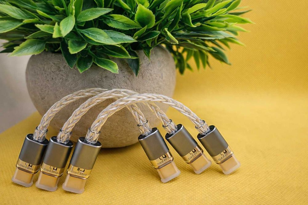 Warlor OT1 (Type-C to Type-C) -  OTG аудио кабель для ЦАП, Type-C to Type-C, OCC медь, 8 жил