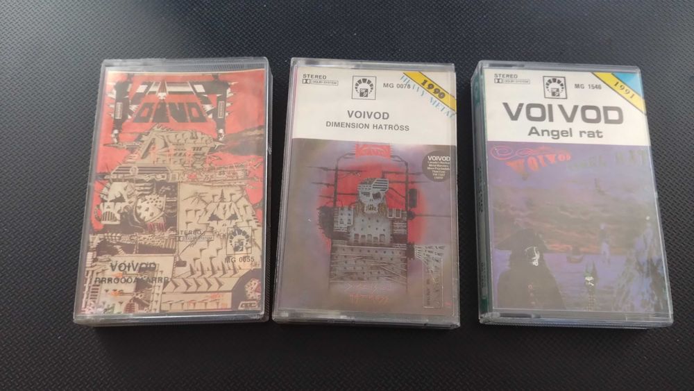 Voivod - Rrrooaaarr, dimension hatross, angel rat - kasety magnetofonowe MG, thrash metal , heavy metal, progressive rock, Virus, Metallica, Newstead