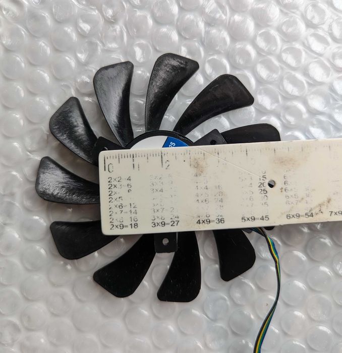 XFX MSI FAN 93 95 mm вентилятор видеокарты 4 pin CF1010U12S