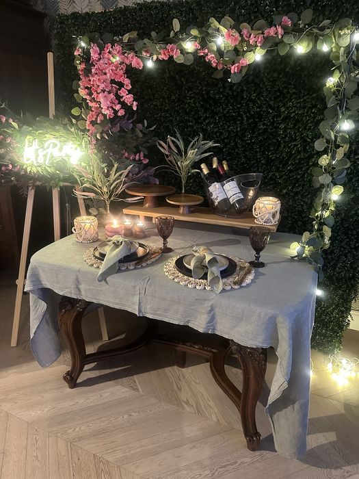 Dekoracje sali wesele przyjecie impreza - tlo