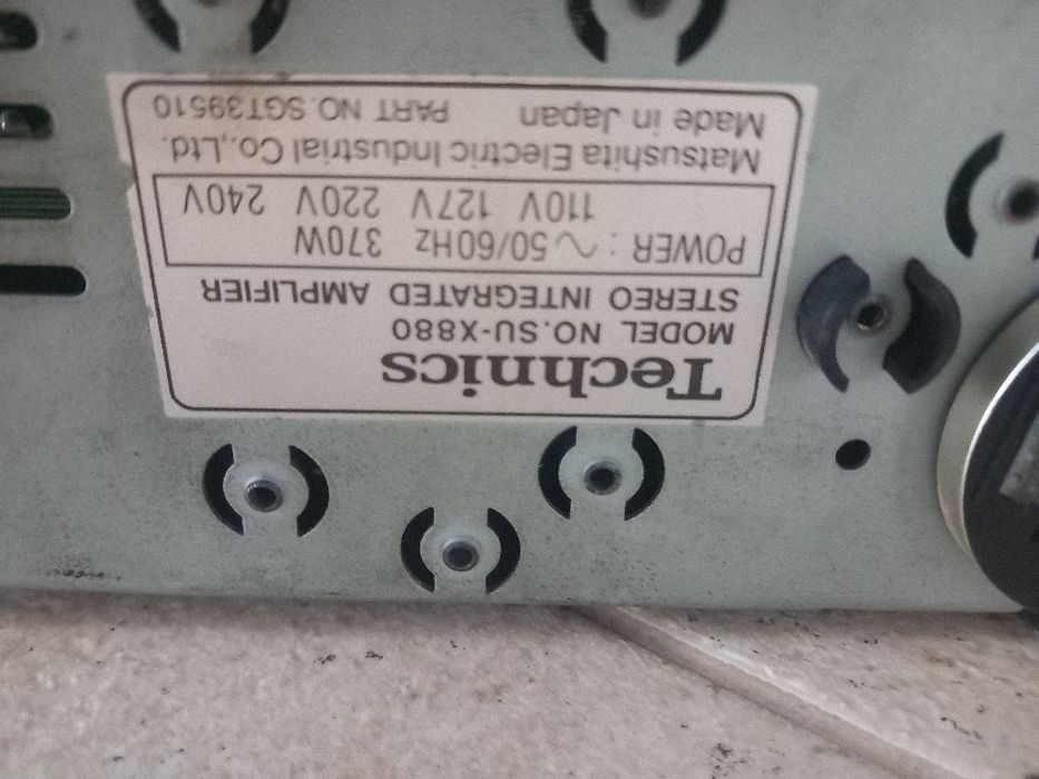 Amplificador Technics para peças