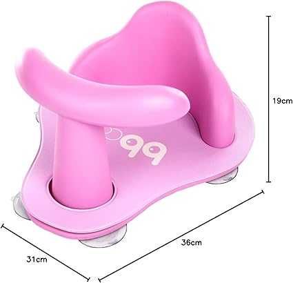 Fotelik kąpielowy dla niemowląt z małą miękką matą i funkcją Hot Spot