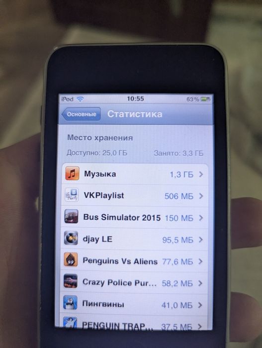 Перший іPod touch 2007 року
