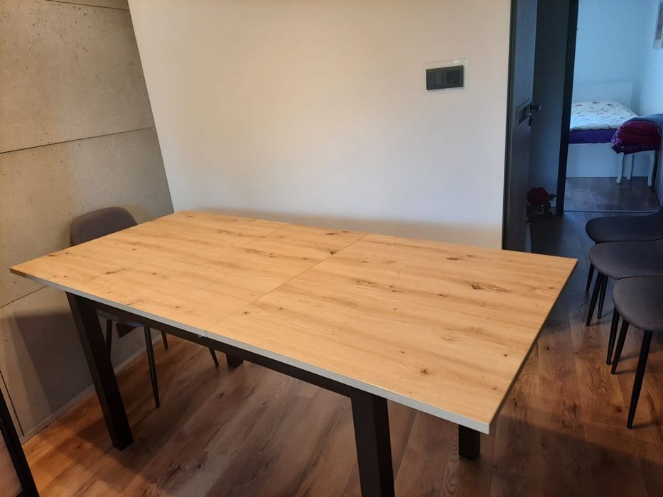 Stół rozkładany jasny dąb QUANT 10-Lenart