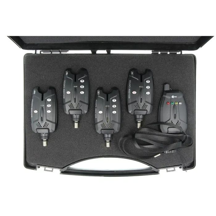 Набір сигналізаторів з пейджером Golden Catch Bite Alarm Set SN-65×4 (4+1)