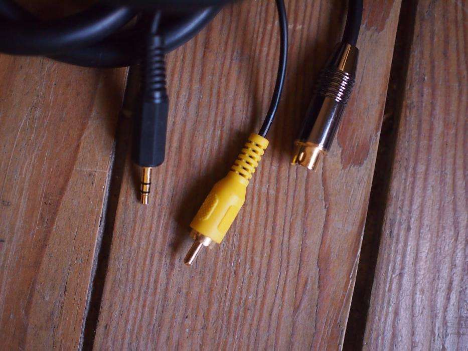 Cabo Scart 21 pinos - RCA , mini jack stereo, S video 4 pin (macho)