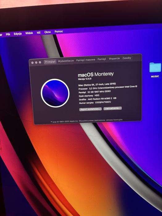 iMac 27" Retina 5K Late 2015 32Gb i5 4x3.2 R9 M380 2GB