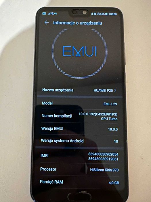 Huawei P20 EML-L29 4/128 GB