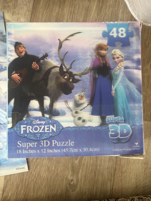 Пазли Frozen 3 D
