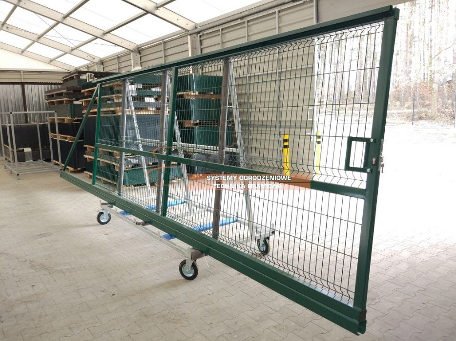 BRAMA PRZESUWNA PANELOWA | 1,73 x 4,00 M | Ocynk+RAL | Bramy 1730 MM