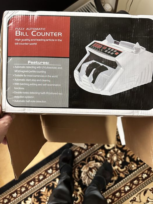 Лічильник банкнот із дисплеєм Bill Counter