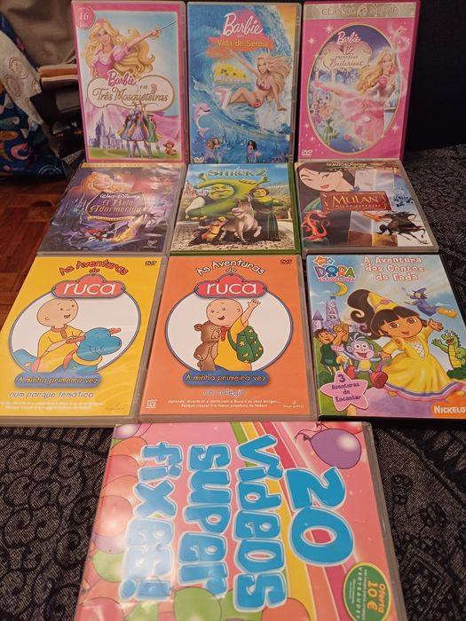 DVD'S Barbie e Disney