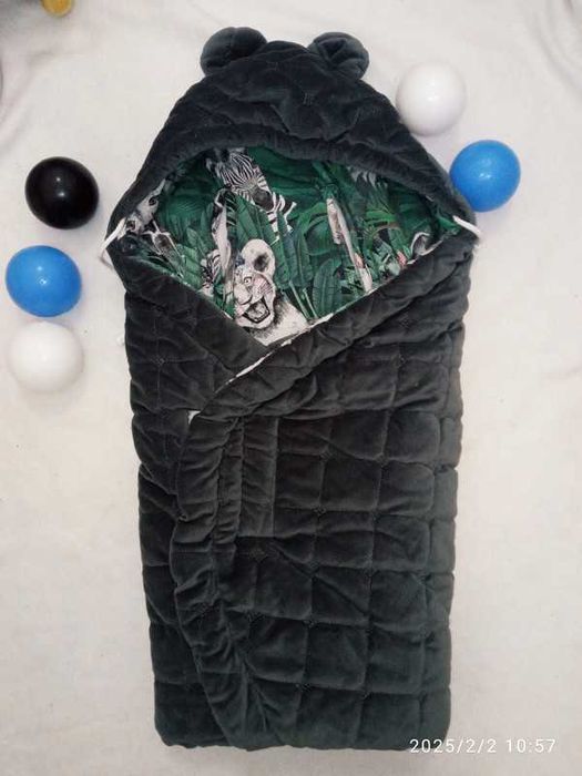 Otulacz do fotelika ciepły śpiworek