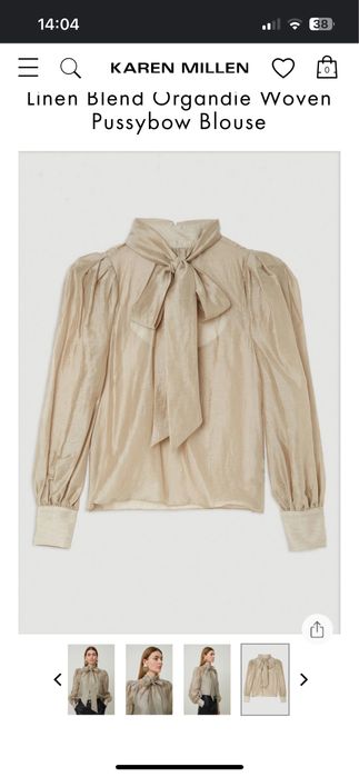 Блуза льон Karen Millen