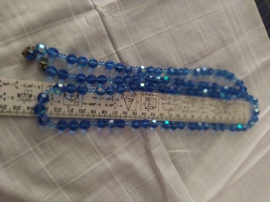 Винтажные сатиновые бусы