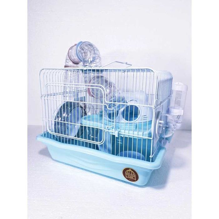 Очень красивая клетка для хомяка с туннелями и удобными этажами. AV011