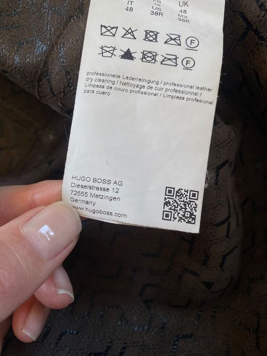 Hugo Boss шкіряна куртка