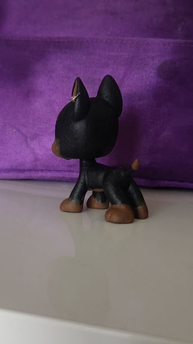 LPS custom oryginalny dog niemiecki G2 doberman na zamówien