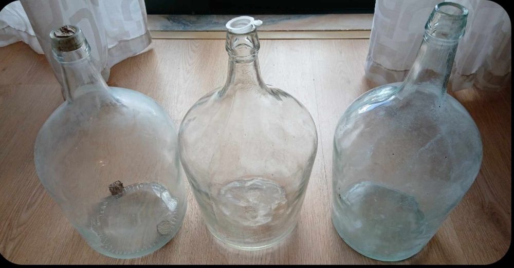 Garrafões Vidro-3 Cores