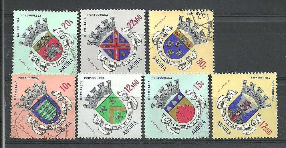 Escudos de Armas de Angola 1963 (1ª. - Emissão)