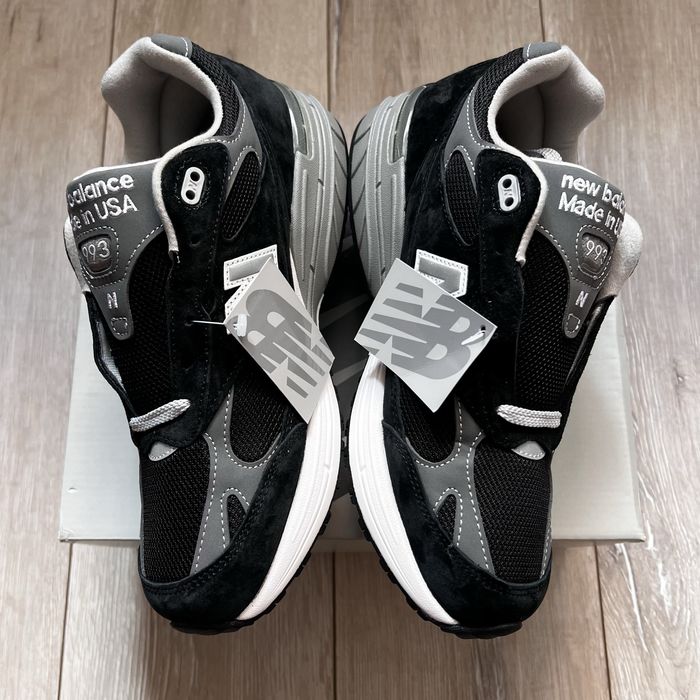 Оригинал New Balance 993 Made In USA 'Black White' новые MR993BK