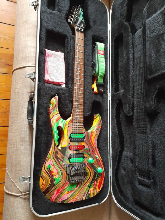 Ibanez Jem "DNA Swirl" / Braço original - Autografada Steve Vai
