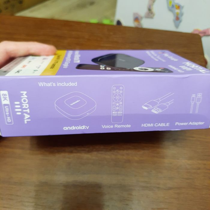 Нова Смарт ТВ приставка Андроїд 14 Mortal T1 Tv box