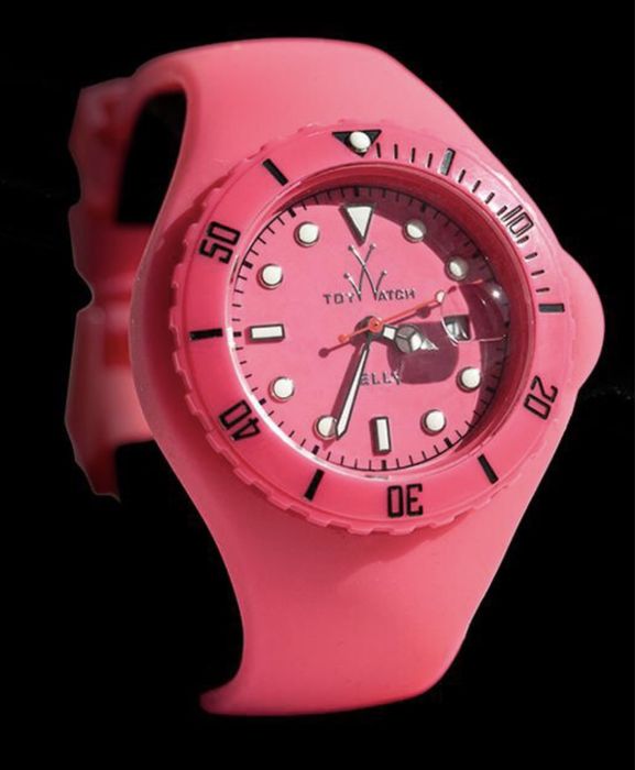 Годинник наручний  жіночий . оригінал: toy watch jelly hot pink