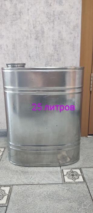 Канистра на 25 л из пищевой нержавеющей стали