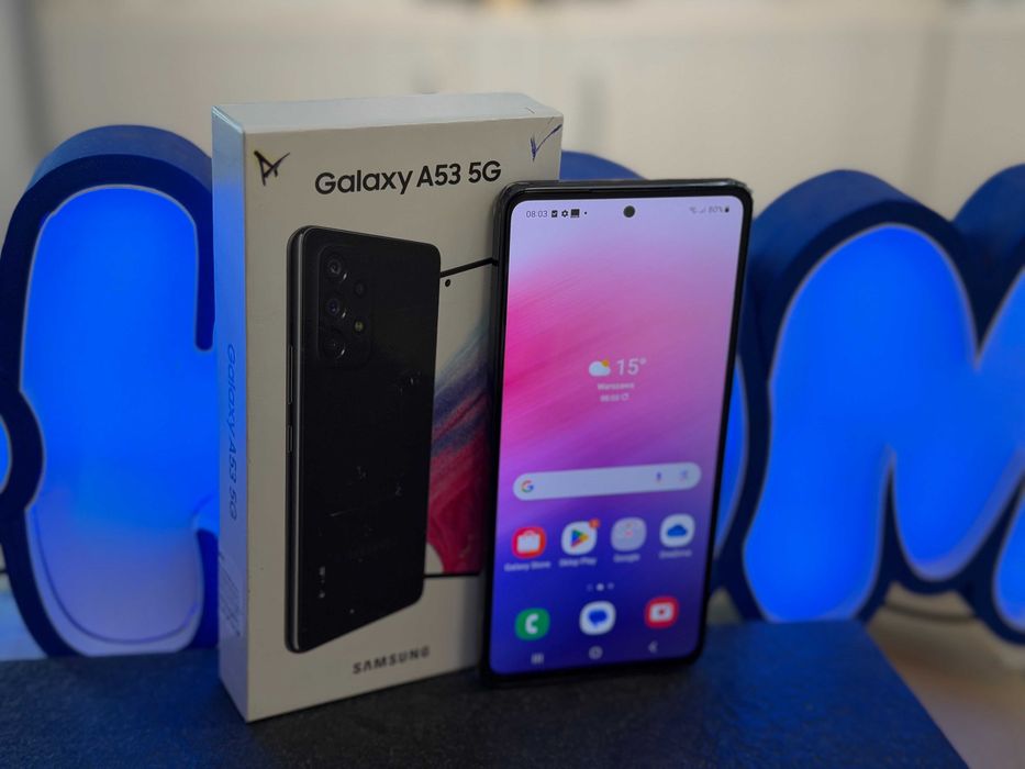 Smartfon Samsung Galaxy A53 6/128GB 5G A536B/DS Czarny / RATY
