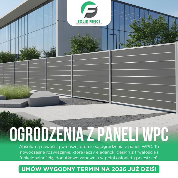 Ogrodzenia panelowe frontowe z pustaków joniec kompleksowo z montażem