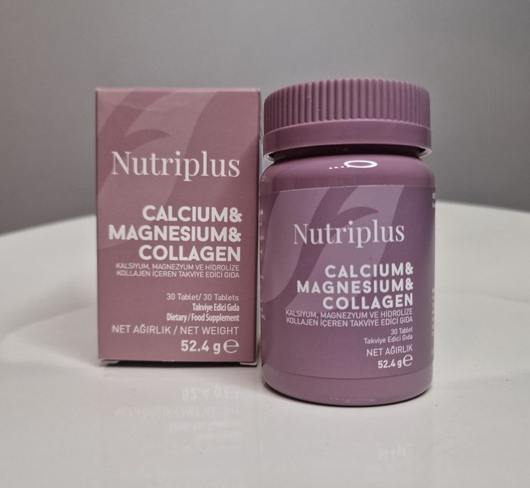 Kolagen Wapń Magnez Nutriplus Farmasi Tabl.