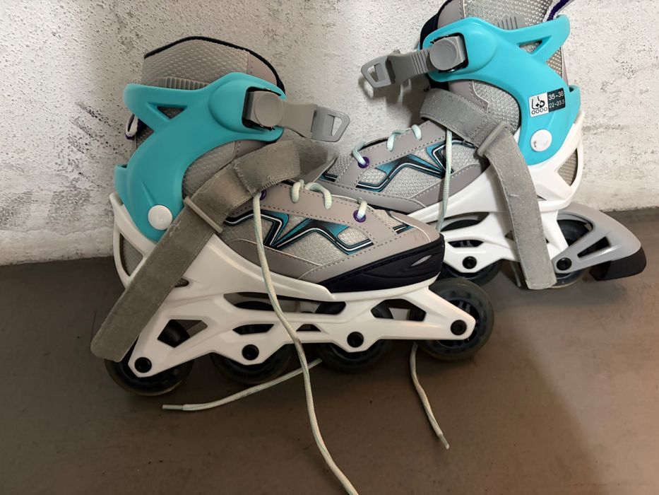 Patins em linha para criança, tamanho 32