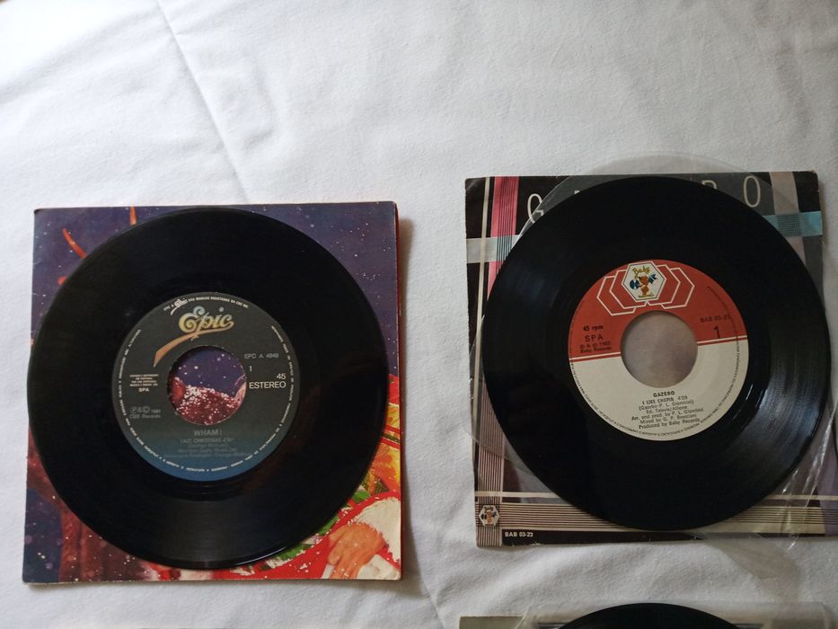 Discos de Vinil Single Pop anos 80 (Brian Adams, George Michael)