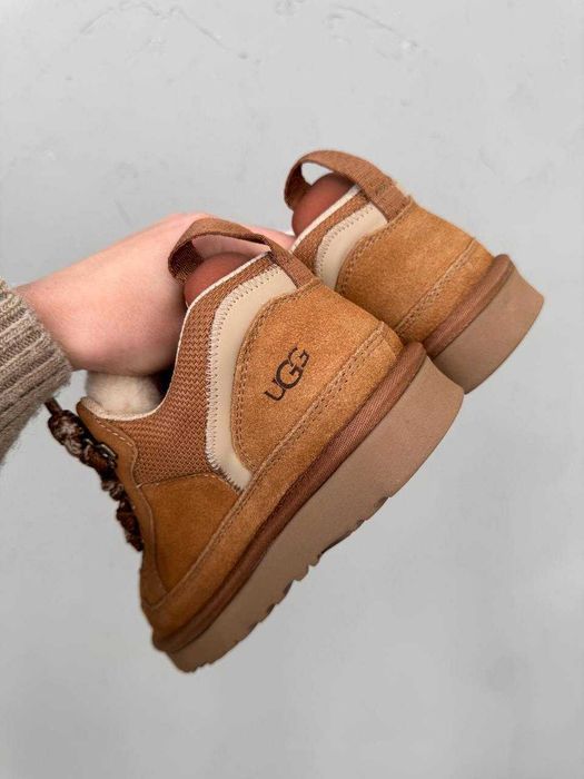 Уггі 36-45 UGG Lowmel Sneaker Chestnut premium угги