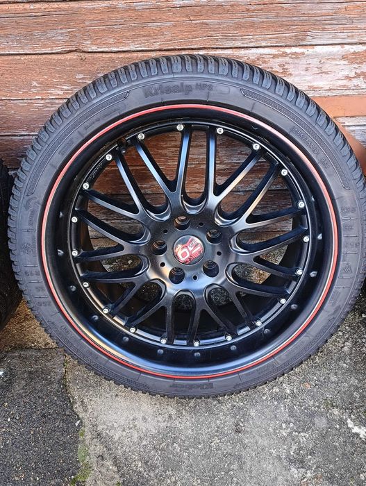Alufelgi Dotz Mugello Audi A6 5x112 ET35 czarne Rant 19" 255/35/19 7mm