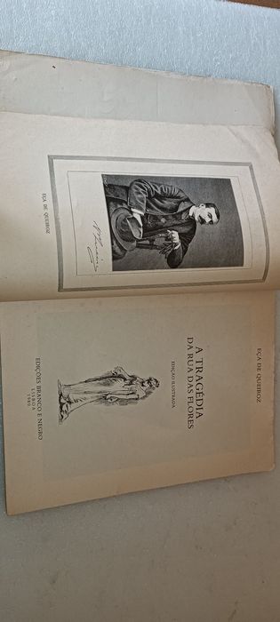 Livro antigo A tragédia da Rua das Flores – Edição ilustrada