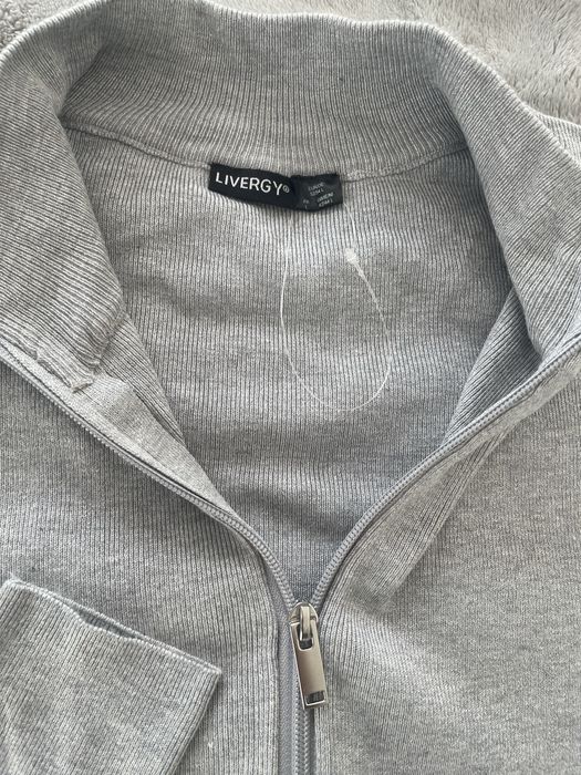Sweter męski rozpinany ze stójką  Livergy 52 L - NOWY