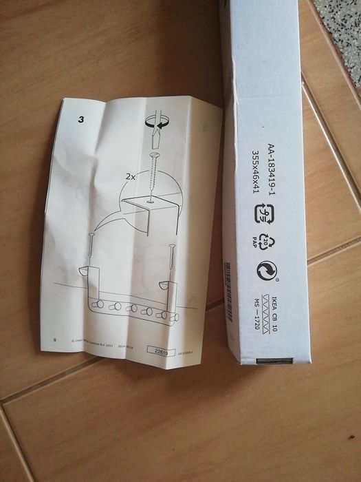 Cabides/Suportes de pendurar na porta 1 inox 1 metal(branco)