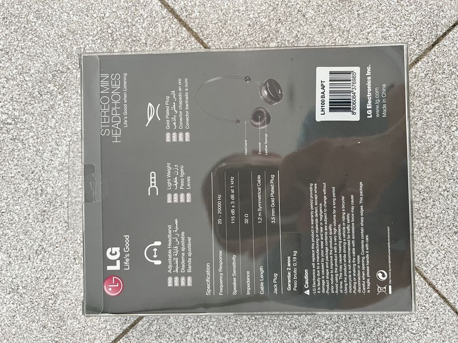 Fones LG LH-100 - Novos selados
