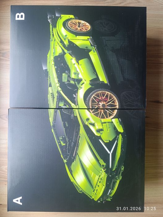 Klocki konstrukcyjne typu LEGO . Lamborghini  Sian FKP 37