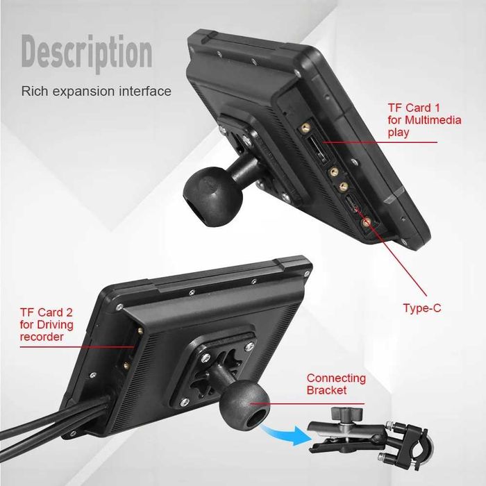 (NOVO) Moto Carplay e Android Auto c/câmara