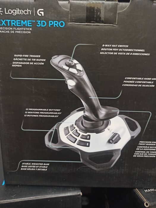 Джойстик штурвал logitech extreme 3d pro