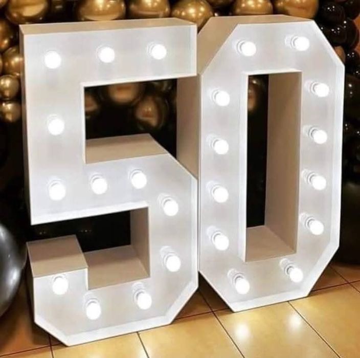 Cyfry LED 18, 30, 50