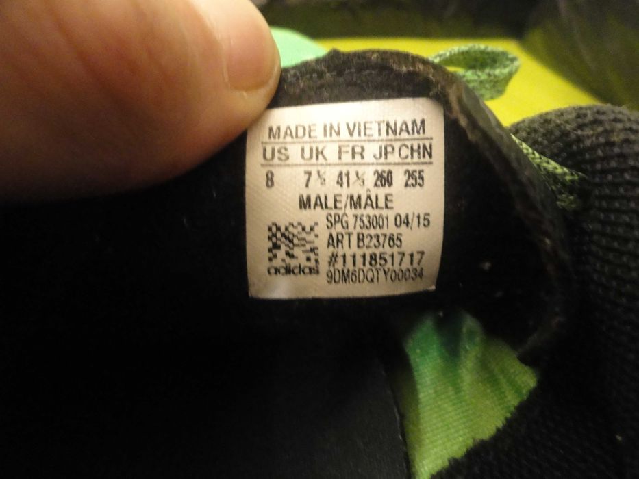 Zielone buty Adidas Ace