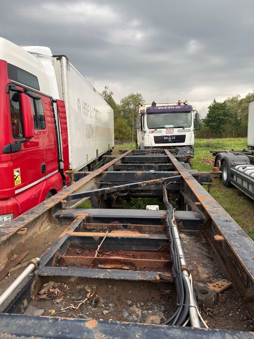 Напівпричіп-контейнеровоз RAVEN SL-403A, 1999 рік, 3 осі