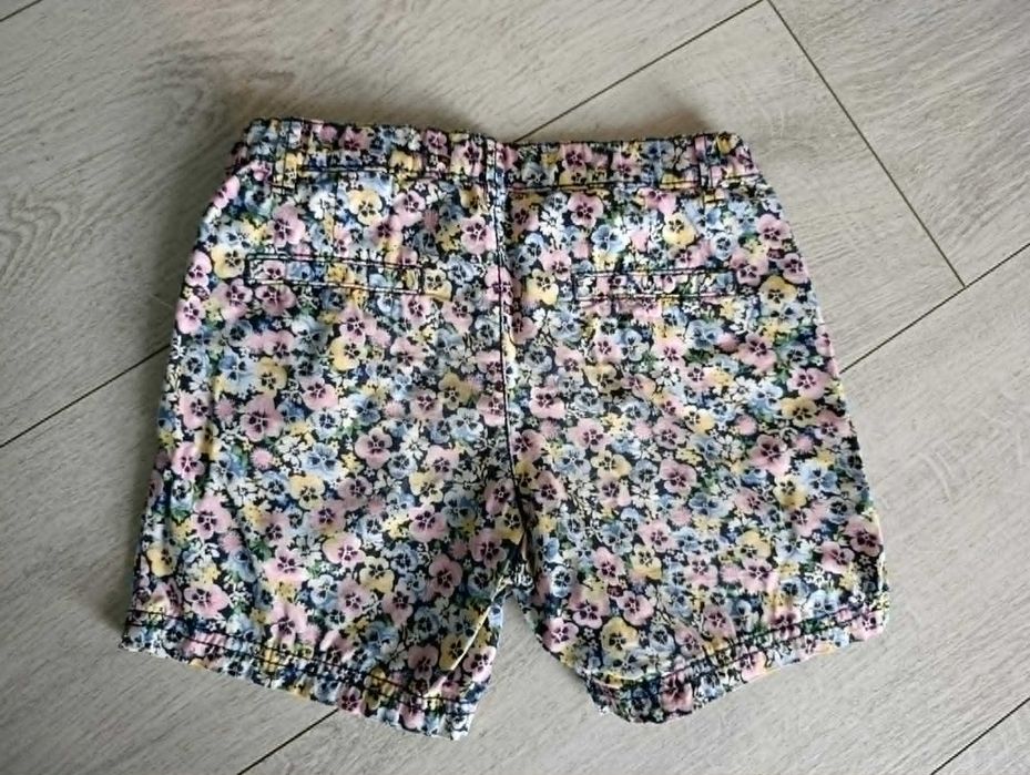 2 pary dziewczęcych spodenek bawełnianych H&M r 110/116